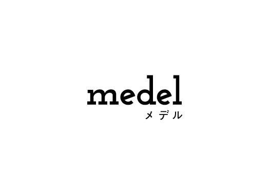 猫家具medel（メデル）のロゴ